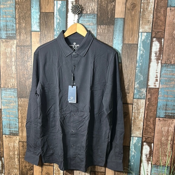 Dark gray  Button-Up Shirt - Picture 1 of 11